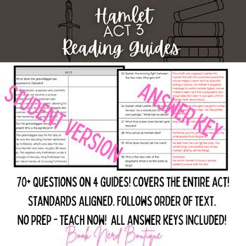 hamlet reading guide answers Epub