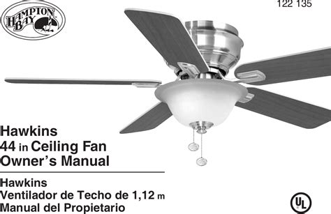 hampton bay ceiling fan e75795 manual Epub