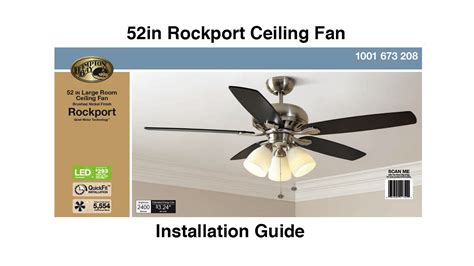 hampton bay ceiling fan manual ef200d PDF