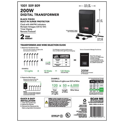 hampton bay transformer manual Kindle Editon