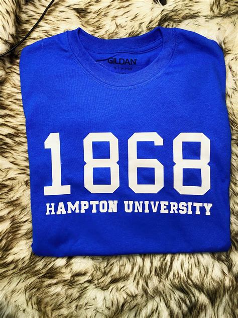 hampton university tee shirts