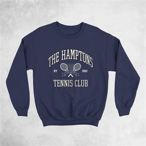 hamptons tennis club sweatshirt