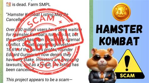 hamster kombat scam