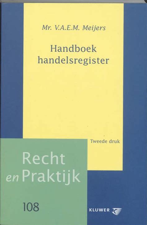 handboek handelsregister Kindle Editon