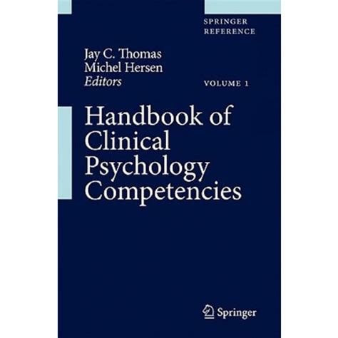 handbook of clinical psychology competencies Epub