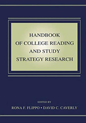 handbook of college reading and study strategy research Kindle Editon