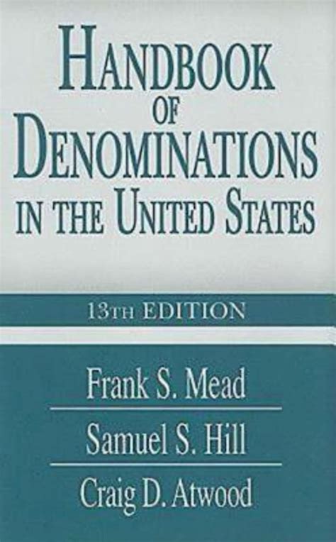 handbook of denominations in the united states 13th edition Epub