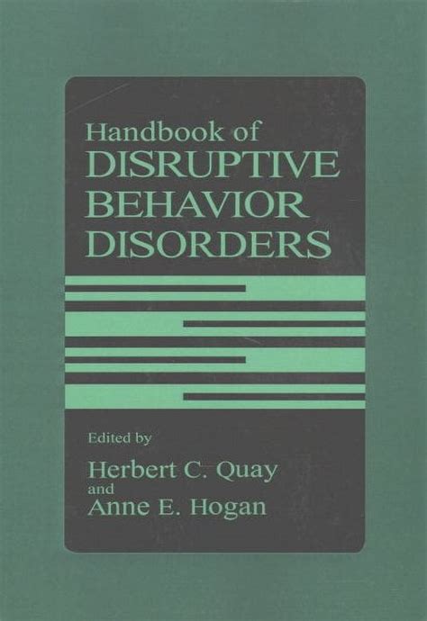 handbook of disruptive behavior disorders Reader