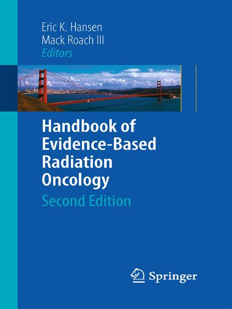 handbook of evidencebased radiation oncology Epub