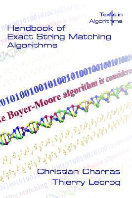 handbook of exact string matching algorithms Reader