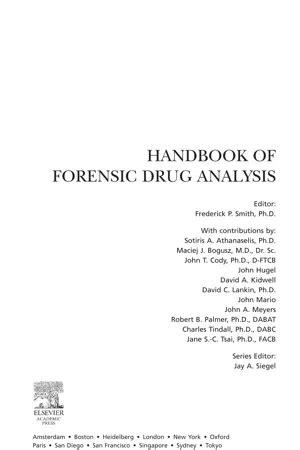 handbook of forensic drug analysis Ebook PDF