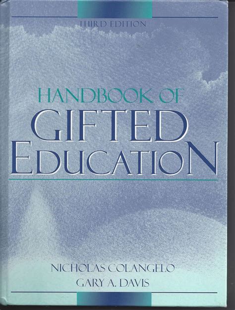 handbook of gifted education 3rd edition Doc