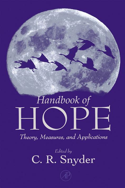 handbook of hope theory measures and applications Epub