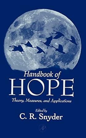 handbook of hope theory measures and applications Epub