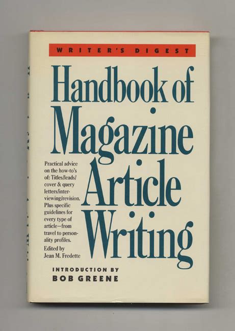 handbook of magazine article writing Epub