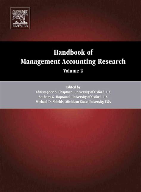 handbook of management accounting research handbook of management accounting research Reader