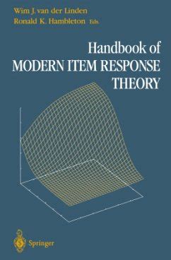 handbook of modern item response theory Doc