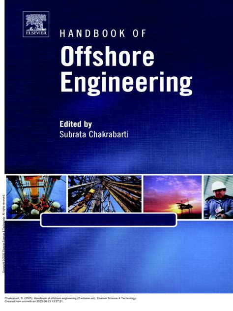 handbook of offshore engineering volume 2 Epub