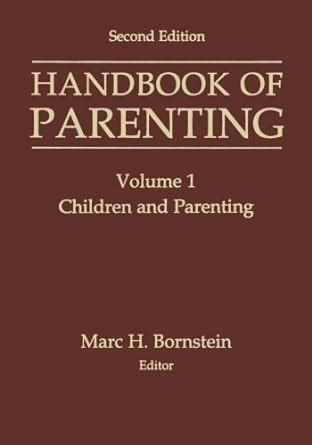 handbook of parenting volume i children and parenting volume 1 Epub