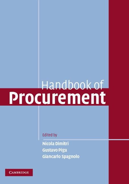 handbook of procurement handbook of procurement Doc