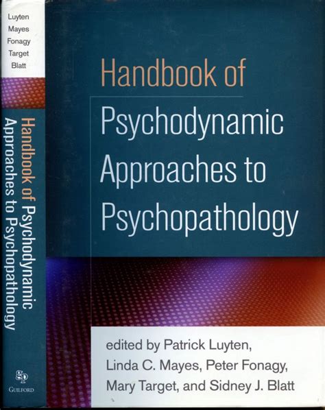 handbook of psychodynamic approaches to psychopathology Epub