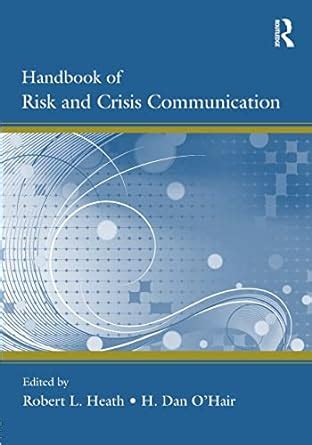 handbook of risk and crisis communication routledge communication series Kindle Editon