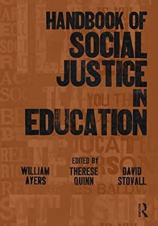 handbook of social justice in education PDF