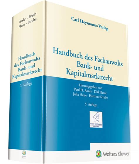 handbuch fachanwalts bank kapitalmarktrecht assies Kindle Editon