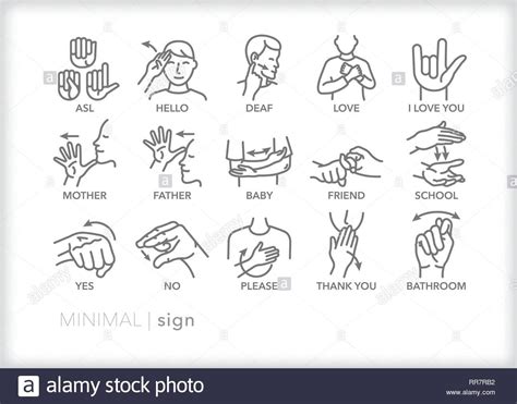 hands and hearts with 15 words in american sign language Reader