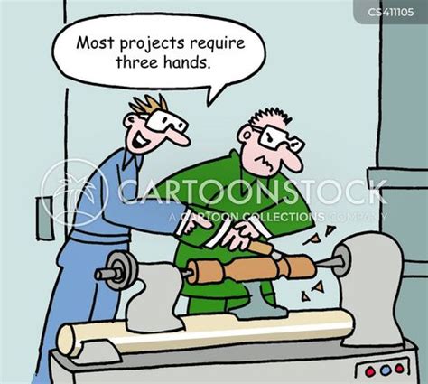 hands on carpenter funny cartoon