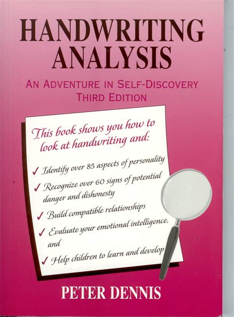 handwriting analysis an adventure in self discovery third edition PDF