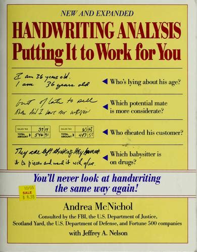 handwriting analysis andrea mcnichol Reader