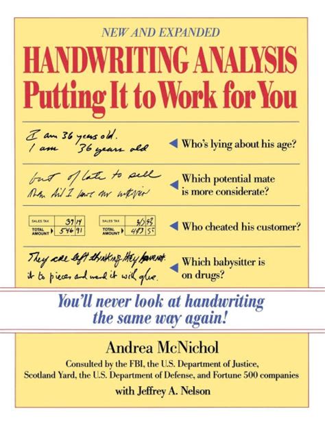 handwriting analysis putting it to work for you paperback Epub