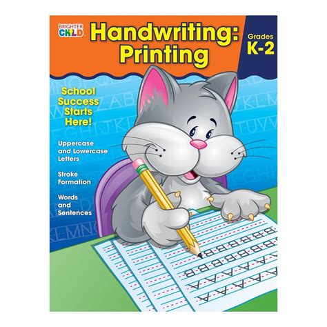 handwriting printing workbook brighter child grades k 2 Reader