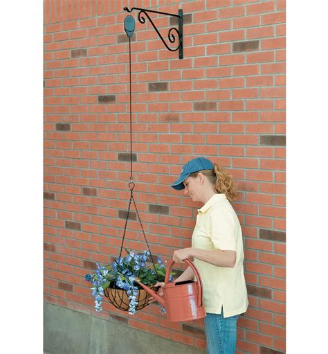 hanging basket pulley system