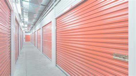 hanging rod in a long term storage unit