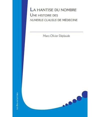 hantise nombre histoire numerus m decine Epub