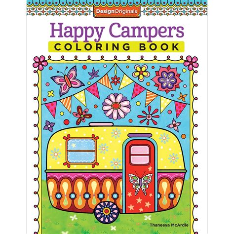 happy campers coloring book design originals Doc