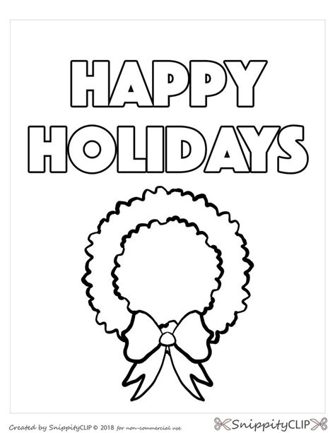 happy holidays coloring victorias publishing Reader