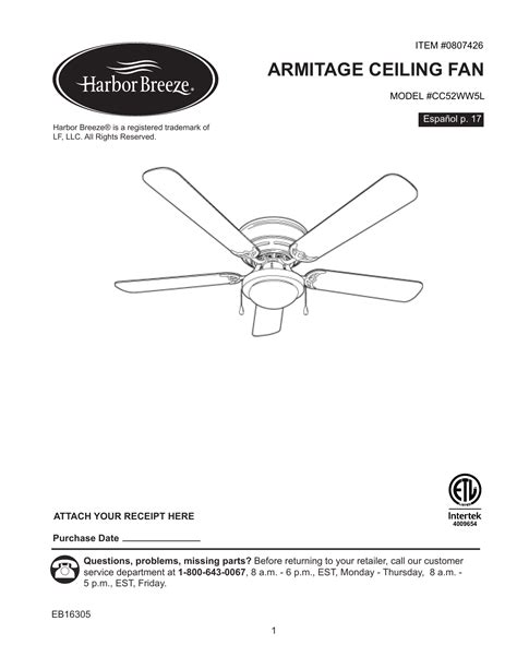 harbor breeze fan manual pdf Doc