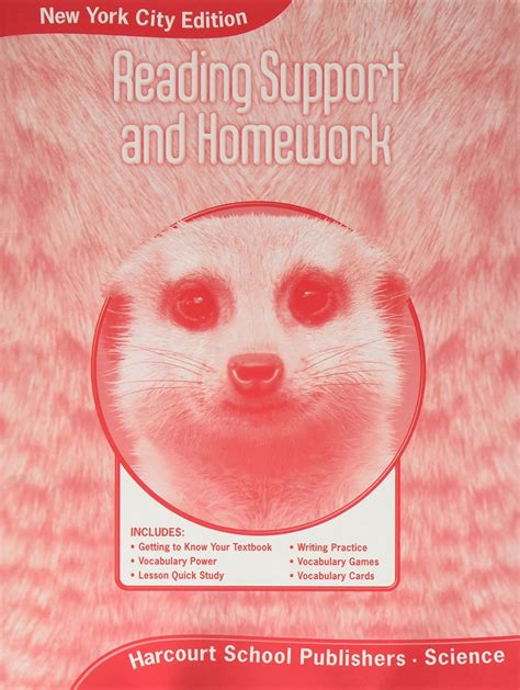 harcourt science reading support and homework student edition grade 2 Reader