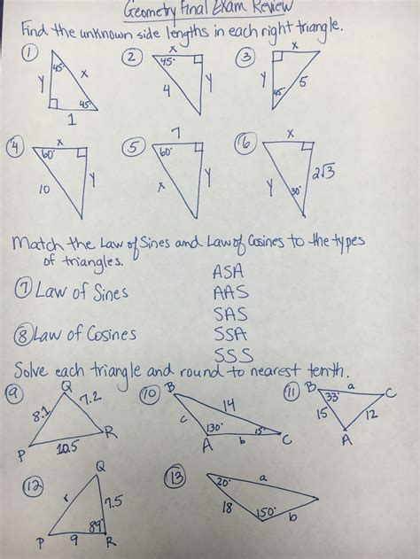 hard honors geometry construction problems