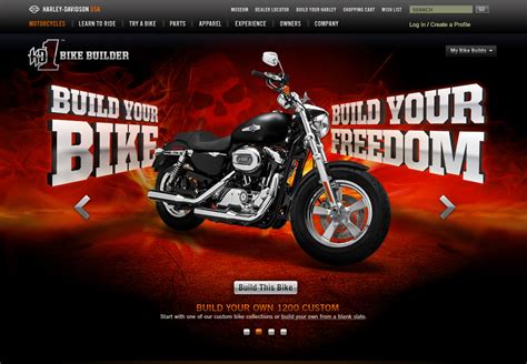 harley davidson build a bike