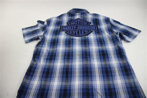 harley davidson button up shirts