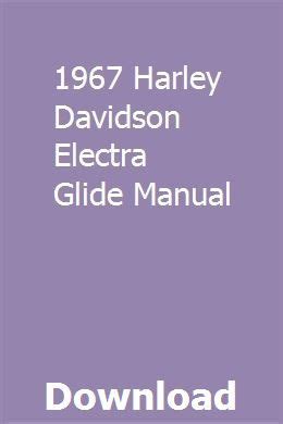harley davidson electric glide manual Reader