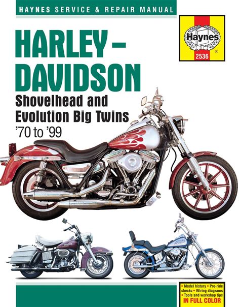 harley davidson shovelhead evolution big twins 1970 1999 haynes service repair manual Kindle Editon