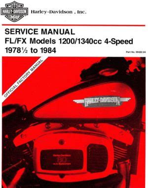 harley davidson shovelhead service manual PDF