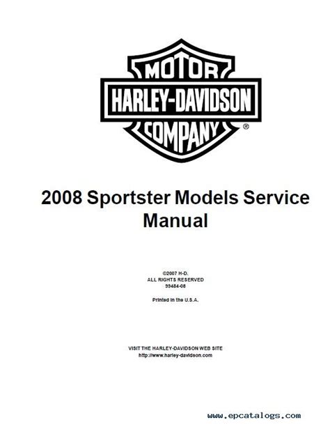 harley davidson sportster 2008 repair manual Reader