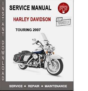 harley davidson touring 2007 service manual pdf Doc