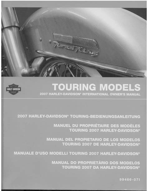 harley davidson touring models 2007 service manual pdf Epub